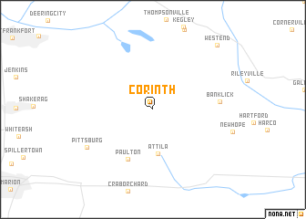 map of Corinth