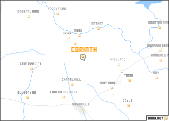 map of Corinth