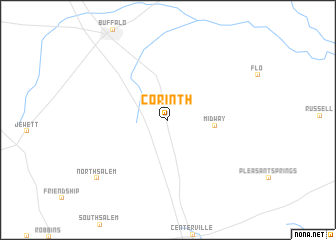 map of Corinth