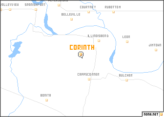 map of Corinth