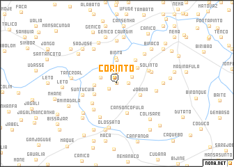 map of Corinto