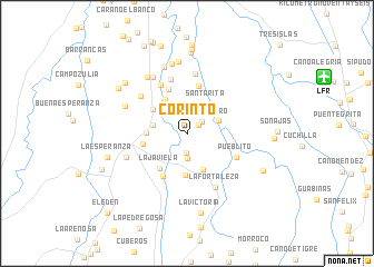 map of Corinto