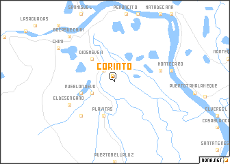 map of Corinto