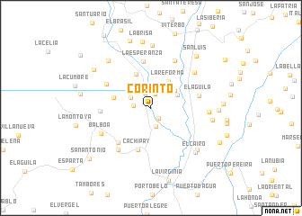 map of Corinto