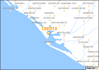 map of Corinto