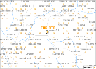 map of Corinto