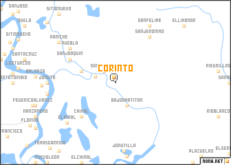 map of Corinto