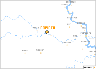 map of Corinto