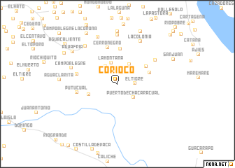 map of Corioco