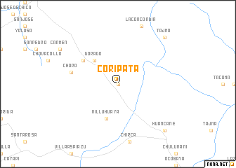 map of Coripata