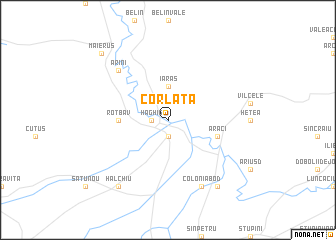 map of Corlata