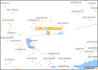 map of Corlea Bridge