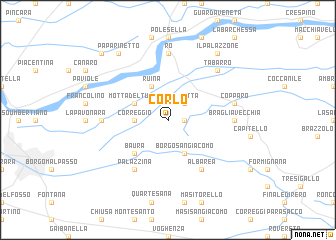 map of Corlo