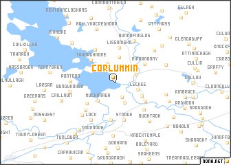 map of Corlummin