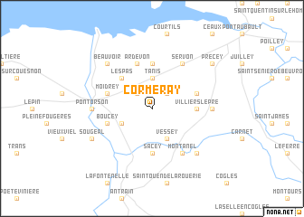 map of Cormeray