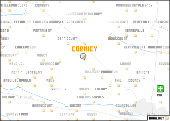 map of Cormicy