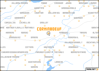 map of Corminboeuf