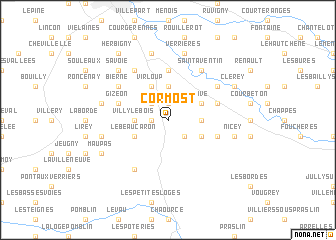 map of Cormost