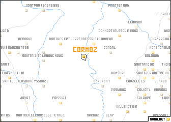 map of Cormoz