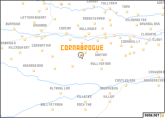 map of Cornabrogue