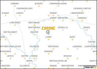 map of Cornac