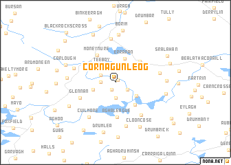 map of Cornagunleog