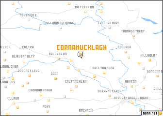map of Cornamucklagh