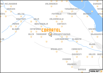 map of Cornăţel