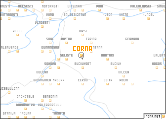 map of Corna