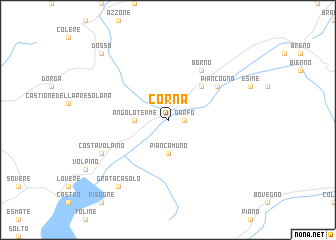 map of Corna