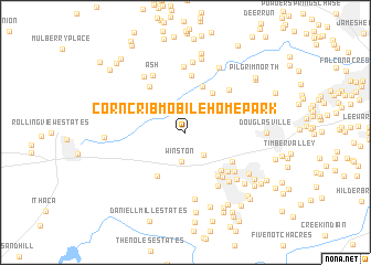 map of Corn Crib Mobile Home Park