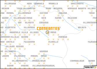 map of Corneantes