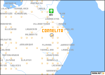 map of Cornelita