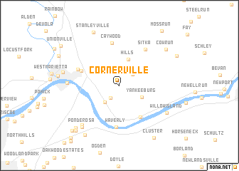 map of Cornerville