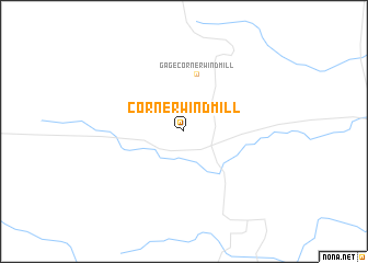 map of Corner Windmill