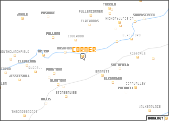map of Corner