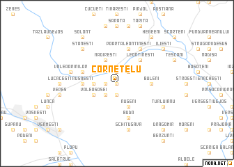 map of Corneţelu