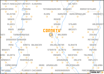 map of Cornetu