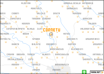 map of Cornetu