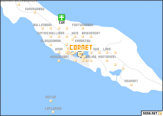 map of Cornet