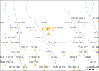 map of Cornet