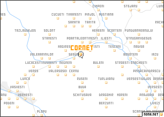 map of Cornet