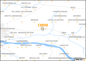 map of Corné