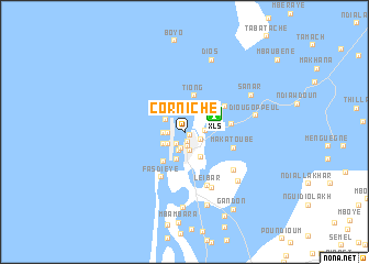 map of Corniche