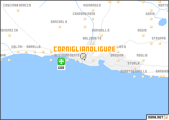 map of Cornigliano Ligure