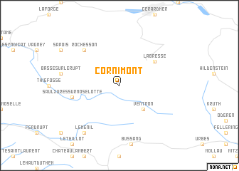 map of Cornimont