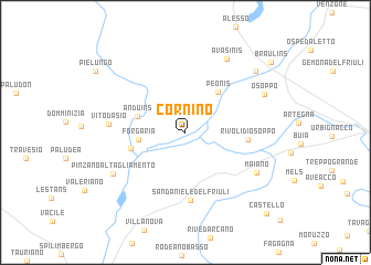 map of Cornino