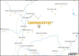 map of Cornish Center