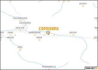 map of Cornişoru