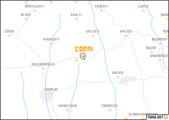 map of Corni